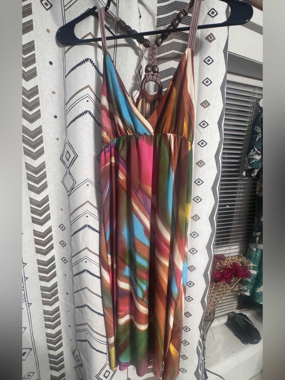 Multicolor Striped Maxi Dress